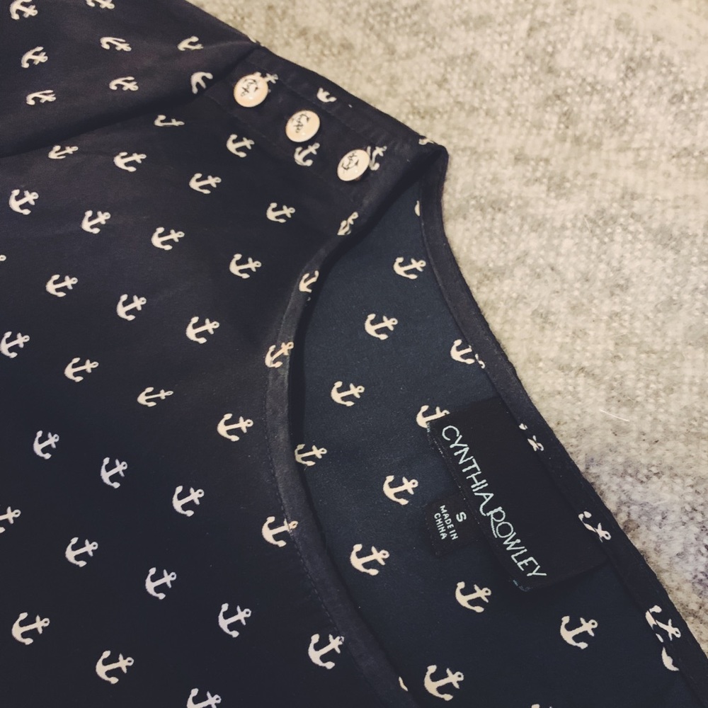Cynthia Rowley 3/4 Sleeve Shirt